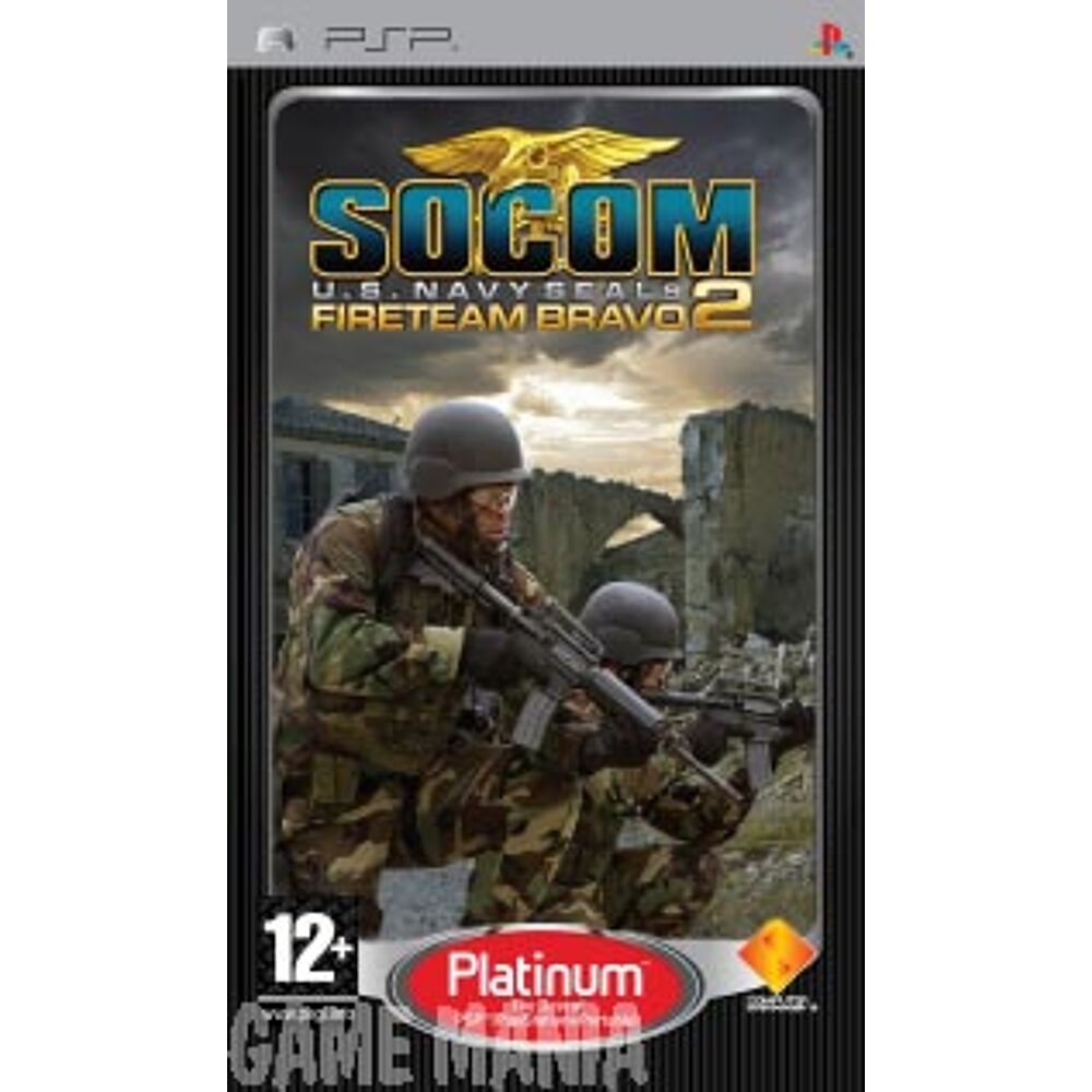 Socom Us Navy Seals Fireteam Bravo 2 Platinum Psp Game Mania