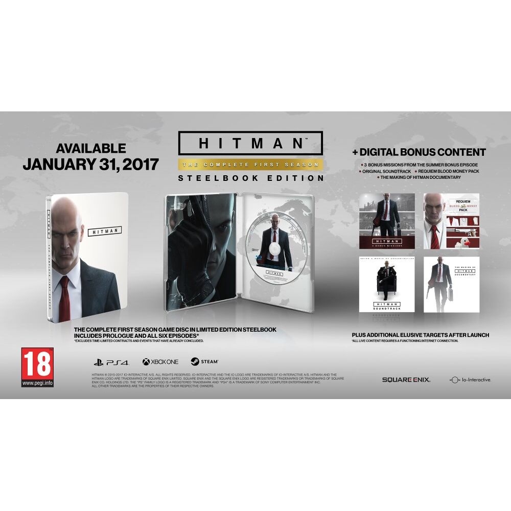 Hitman steelbook edition ps4 обзор