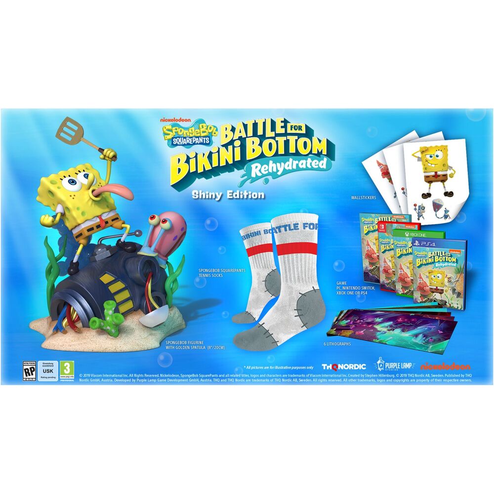 Spongebob Squarepants Battle For Bikini Bottom Rehydrated Shiny Edition Nintendo Switch Game Mania