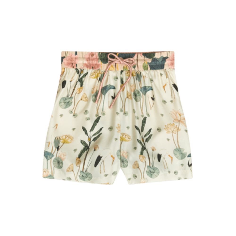 MUNTHE Uniga floral-print shorts - Neutrals