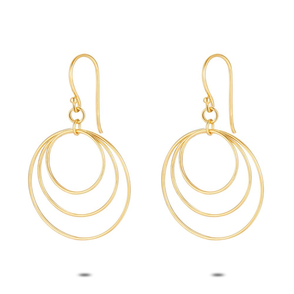 Gingko Shiori 18K Gold or Platinum hook earrings (pierce hook-type only) -  Atelier Shinji Ginza