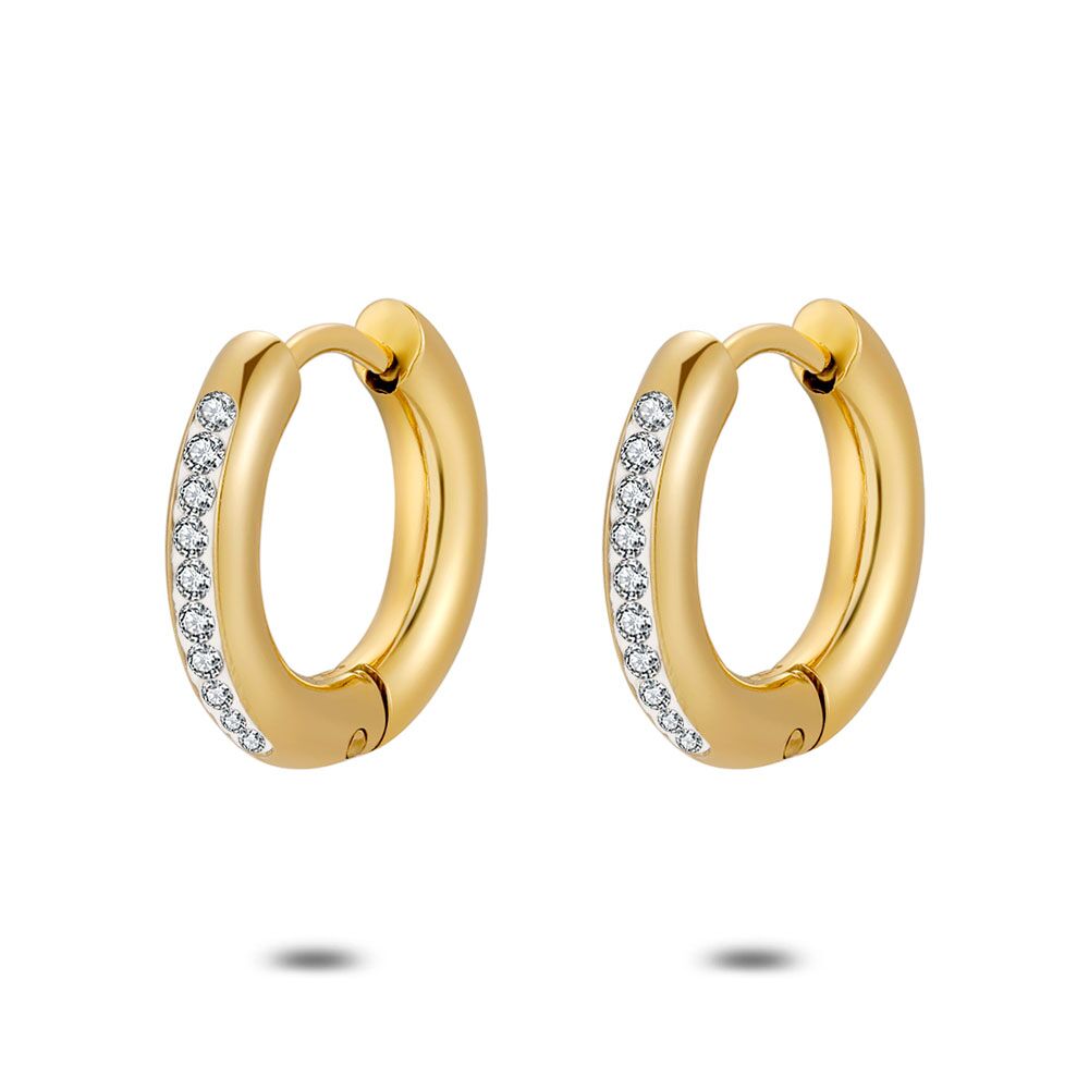 Kariana Gold-Tone Stainless Steel Hoop Earrings SKJ1520710 - Skagen