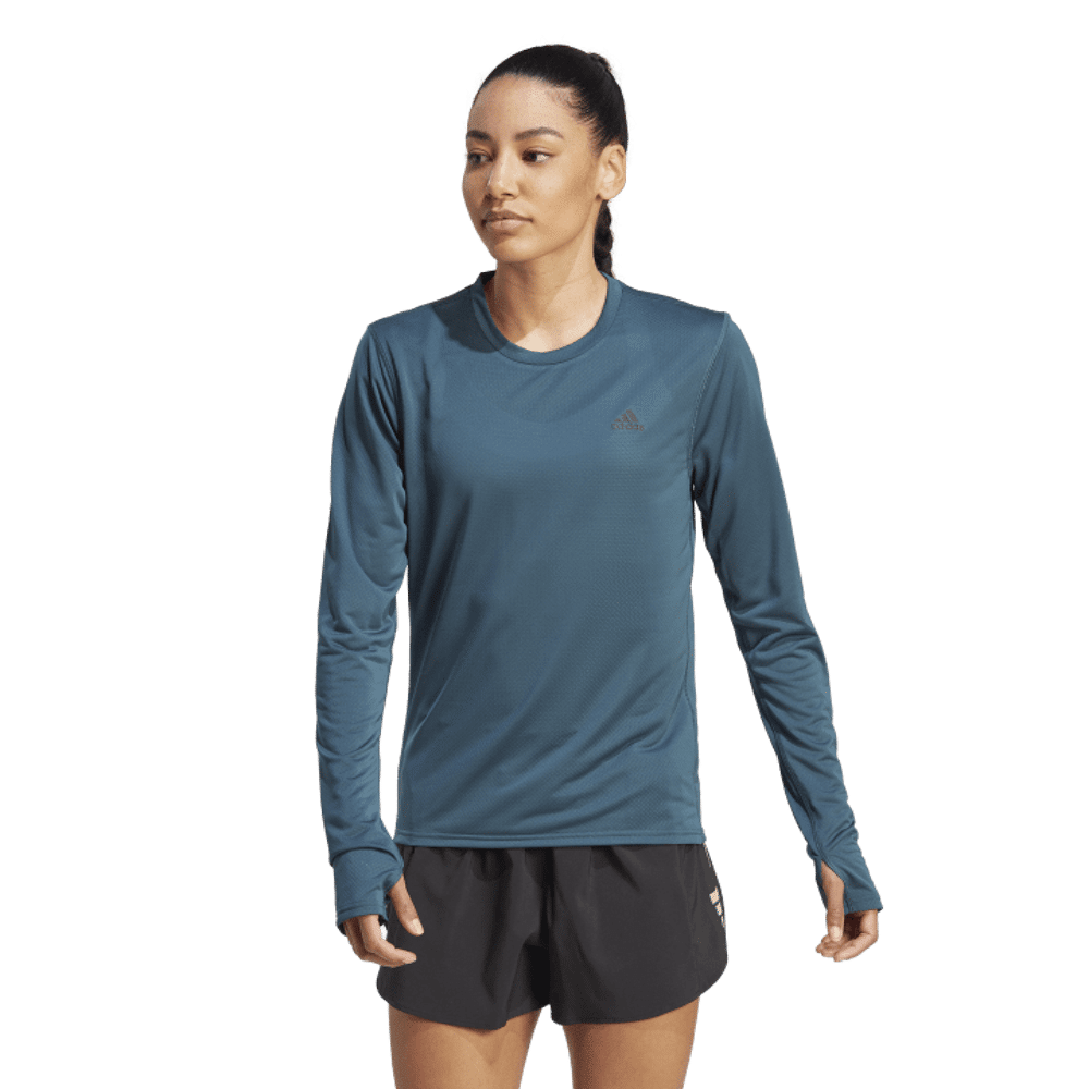 oorlog Simuleren geluk Runners' lab | adidas Run Icon 3B LS | Loopshirt Dames