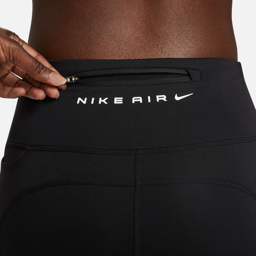 Nike Womens Fast Mid-Rise 7/8 Running Tights Black XXL