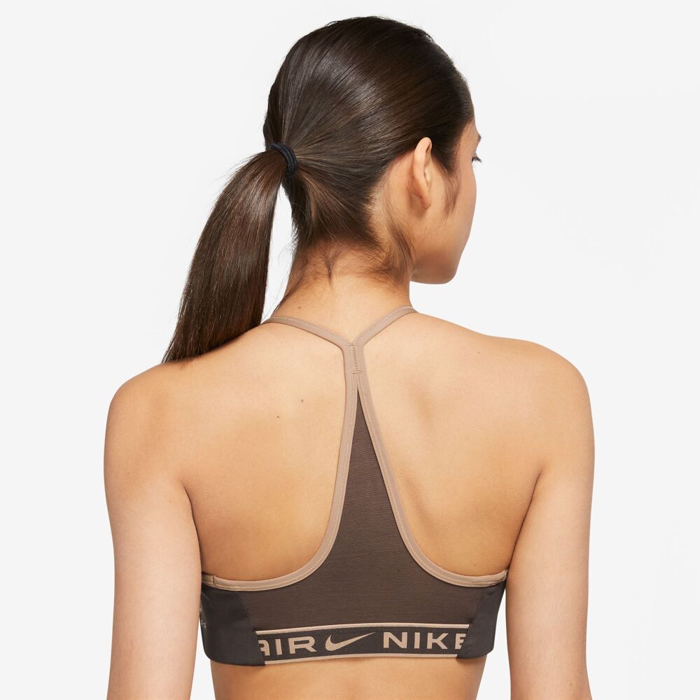 Nike Indy Soft Light Support Sports Bra in Gray