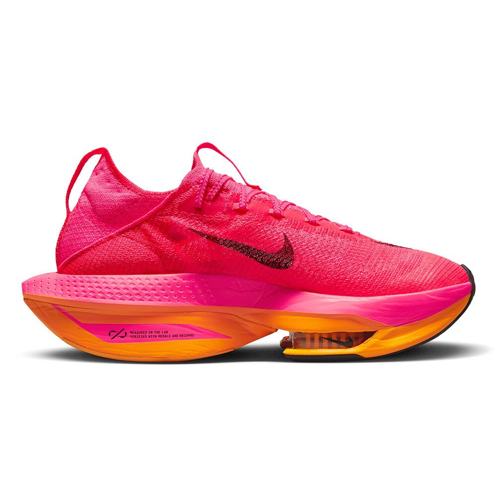 Nike pink and yellow best sale running shoes