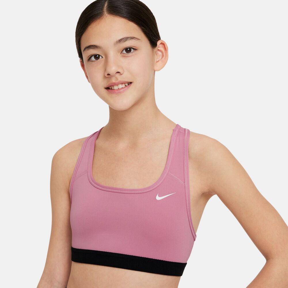 Junior Girls' [7-16] Dri-FIT® Swoosh Luxe Sports Bra, Nike