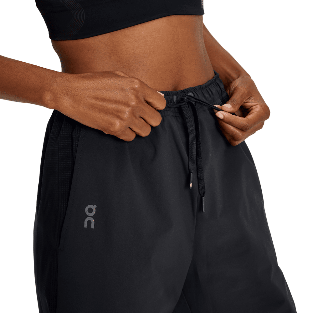 Black Nike Dri-Fit Running Pants with Zippers - Size L