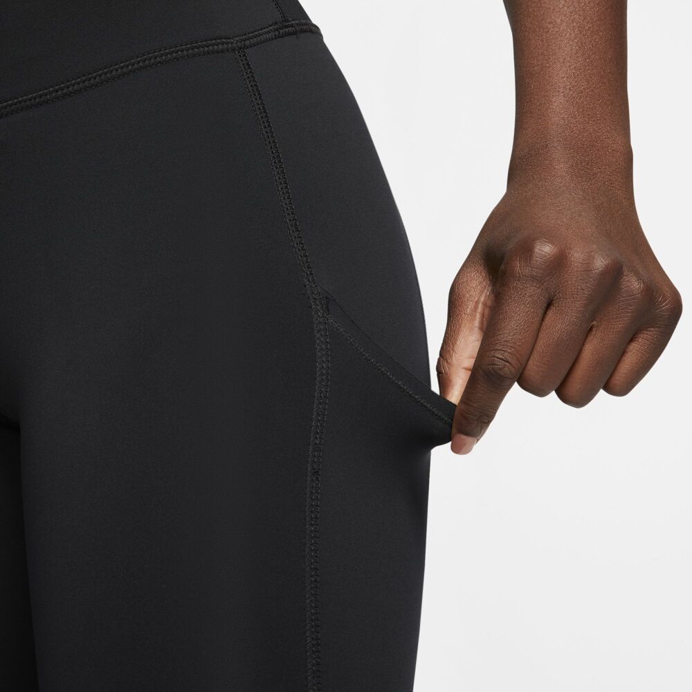 Nike Women's Epic Lux Cropped Black Running Leggings J2210 Size XS