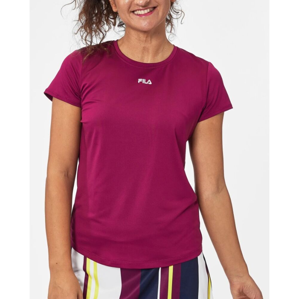 pantoffel Toestand Conform Fila - T-Shirt Clara Tennis /padel shirt Dames