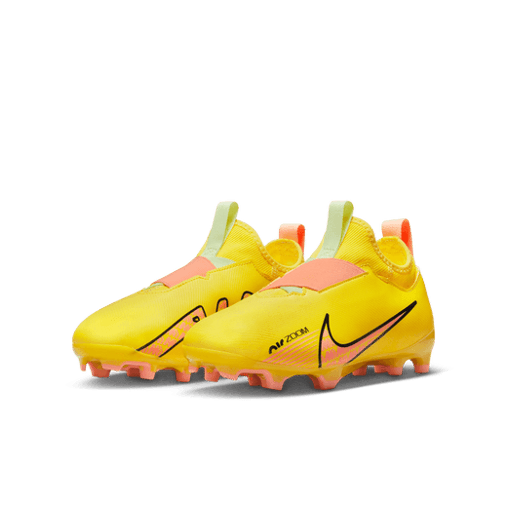 Nike Air Zoom Mercurial Vapor 15 Elite FG Soccer Cleat - Yellow  Strike/Black/Coconut Milk/Doll/Purple Pulse/Sunset Glow DJ4978-780 – Soccer  Zone USA