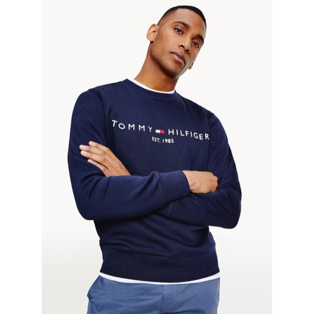 Er is behoefte aan Leidinggevende Alfabet Tommy Hilfiger -Sweater Tommy Logo Sweatshirt Heren sweater ronde hals te  koop bij sportline