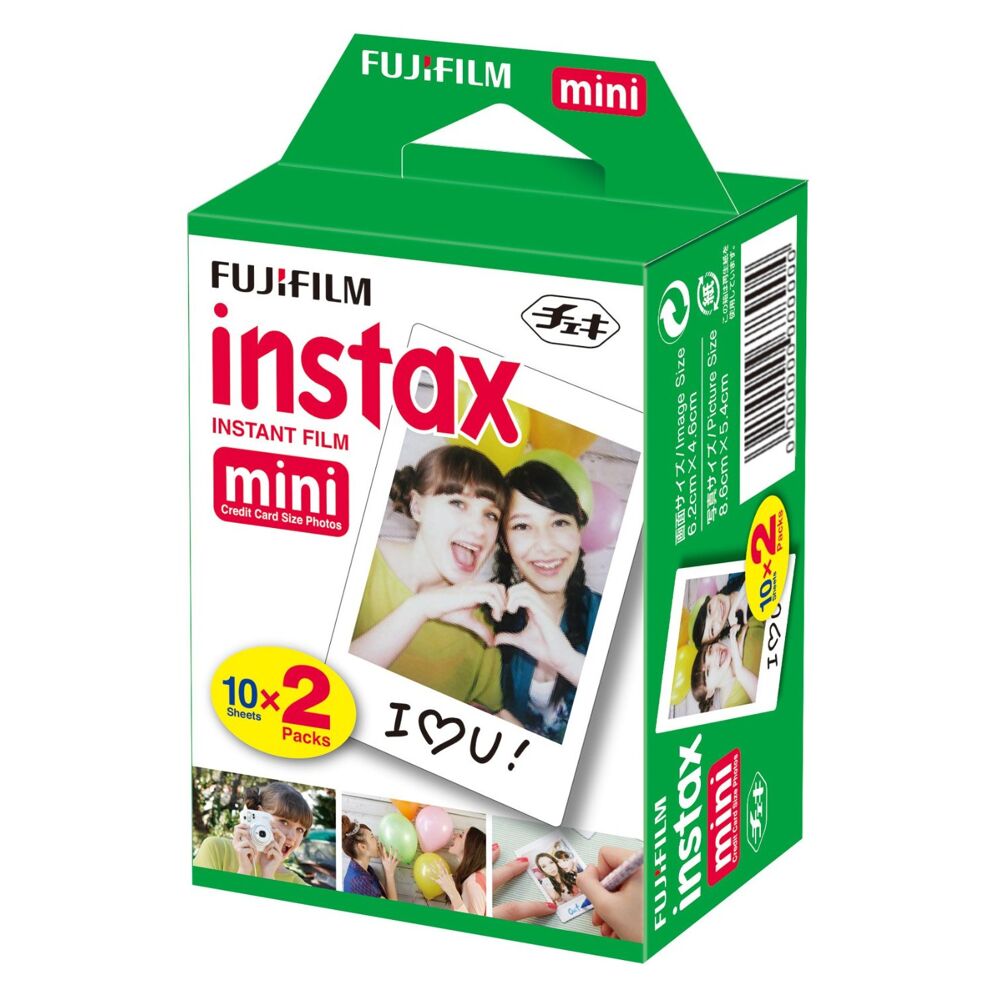 weduwe borduurwerk Minachting Fujifilm INSTAX MINI COLOR FILMS (2x10) | Foto Grobet