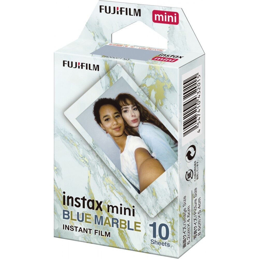 Fujifilm Instax Mini Blue Marble Instant Film 10 Sheets