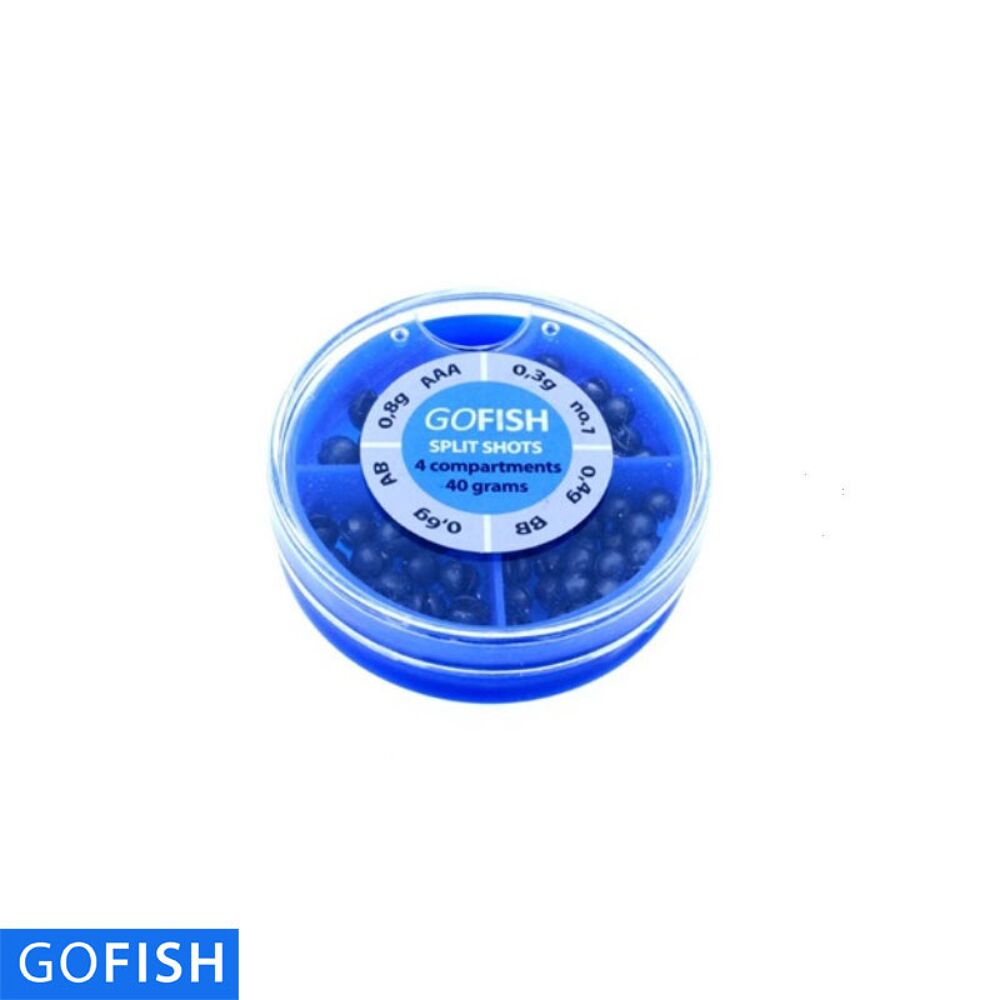 GoFish Soft Split shots 40g 4 compartments