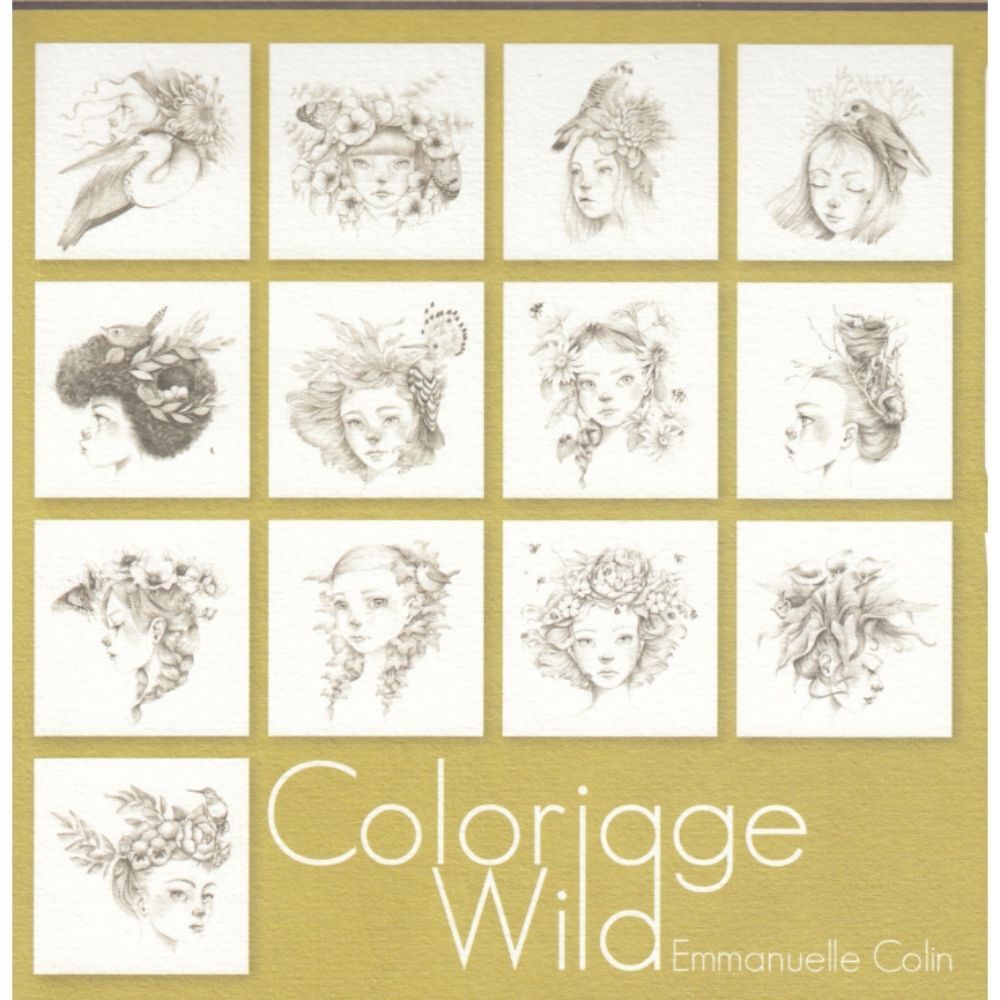 Avenue Mandarine Wild Colouring Book
