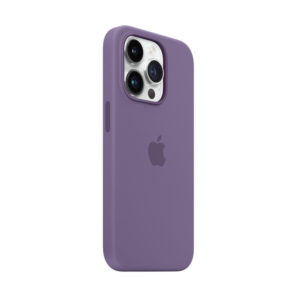 Coque en silicone avec MagSafe pour iPhone 14 Plus - Iris