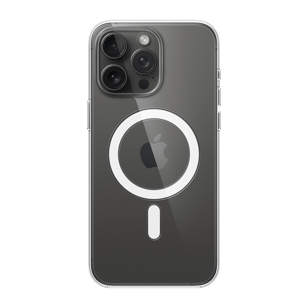 Coque transparente avec MagSafe pour iPhone 15 Pro Max - Accessoires 