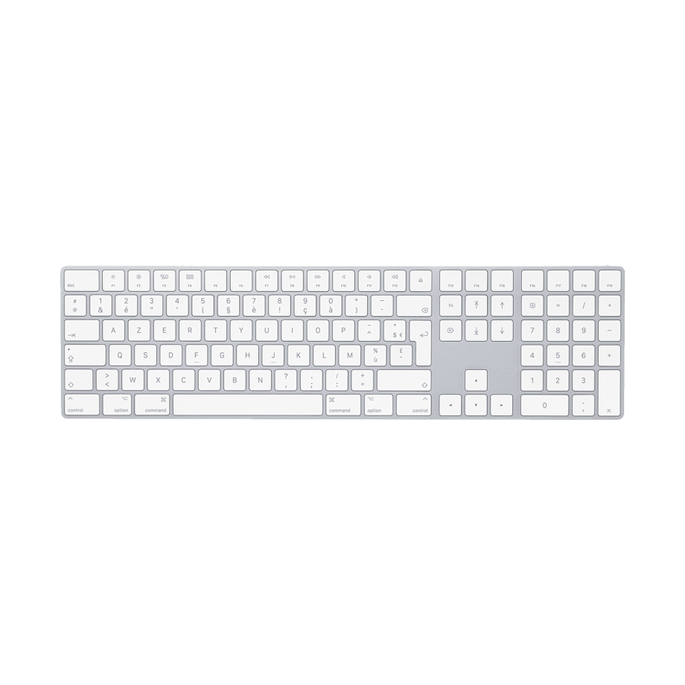 Laptop Fantasie Overleven Magic Keyboard met numeriek toetsenblok - FR (Azerty) - Zilver