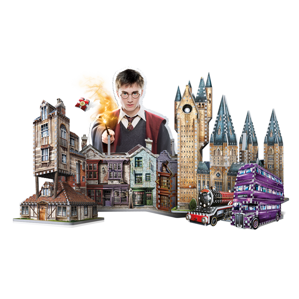 Wrebbit 3D - Harry Potter The Burrow Weasley Family Home 415 Piece