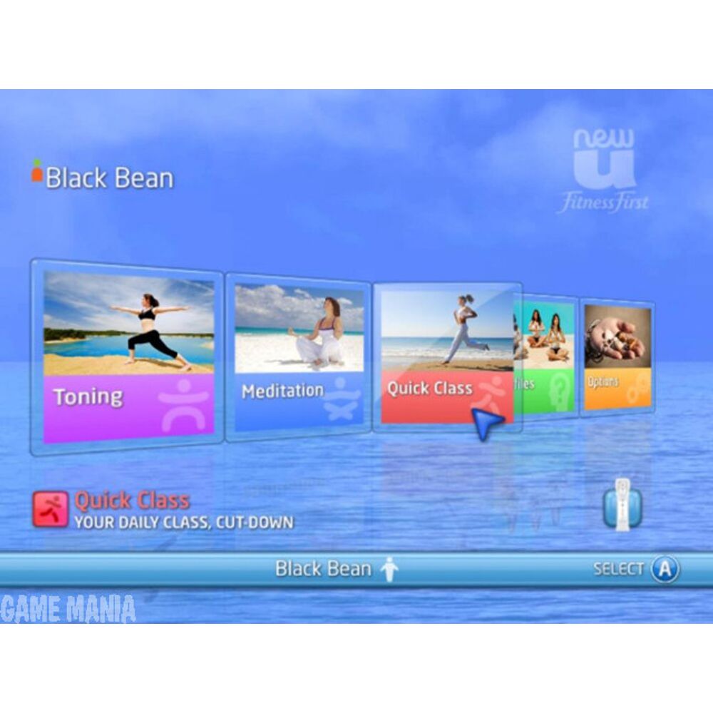 NewU Fitness First Mind Body Yoga Pilates Workout Wii