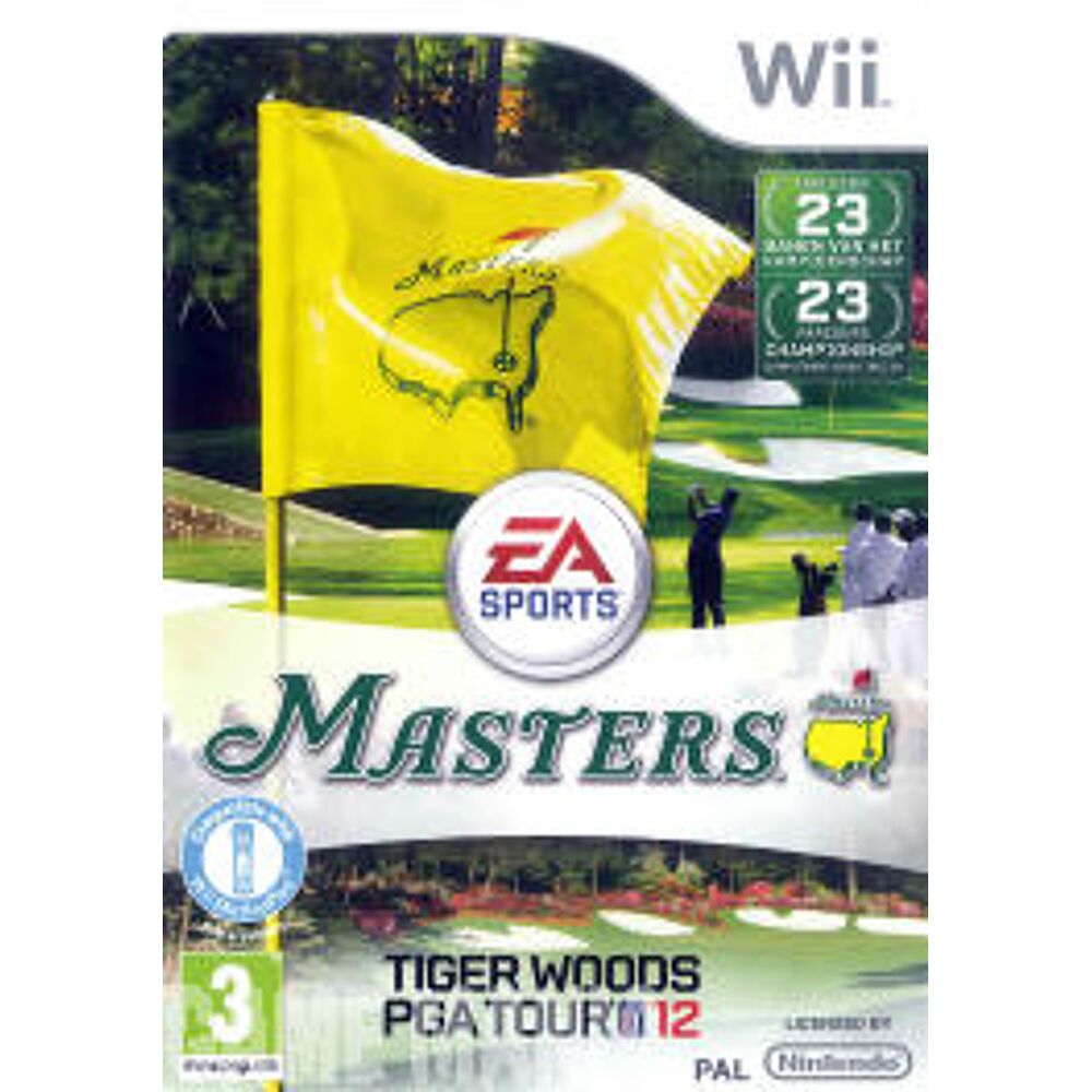 tiger woods pga tour 12 the masters nintendo wii