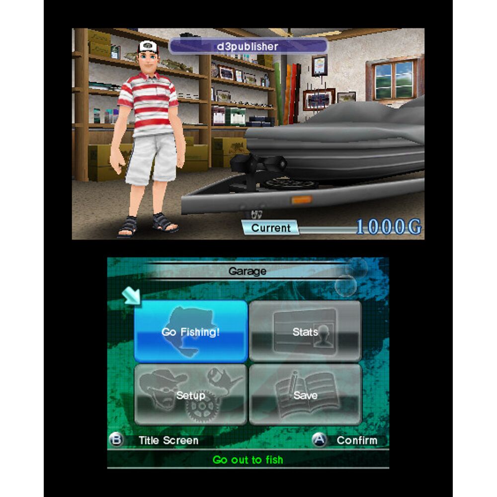 Anglers Club - Ultimate Bass Fishing 3D - Nintendo 3DS
