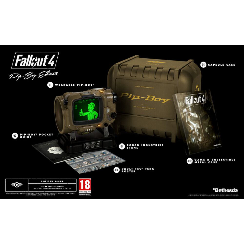 Fallout 4 Game of the Year GOTY Pip-Boy Pipboy Collector's Edition PS4 - NEW