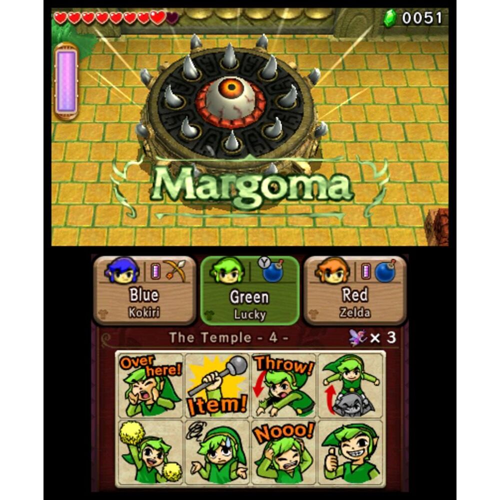 The Legend of Zelda Tri Force Heroes Nintendo 3DS Game Mania