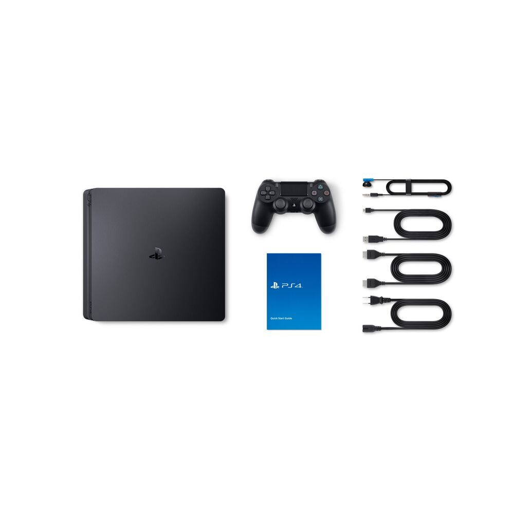 Sony PlayStation Slim 4 1TB Only on PlayStation PS4 Console Bundle Black 