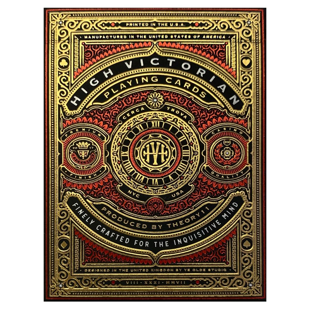 bicycle high victorian playing cards