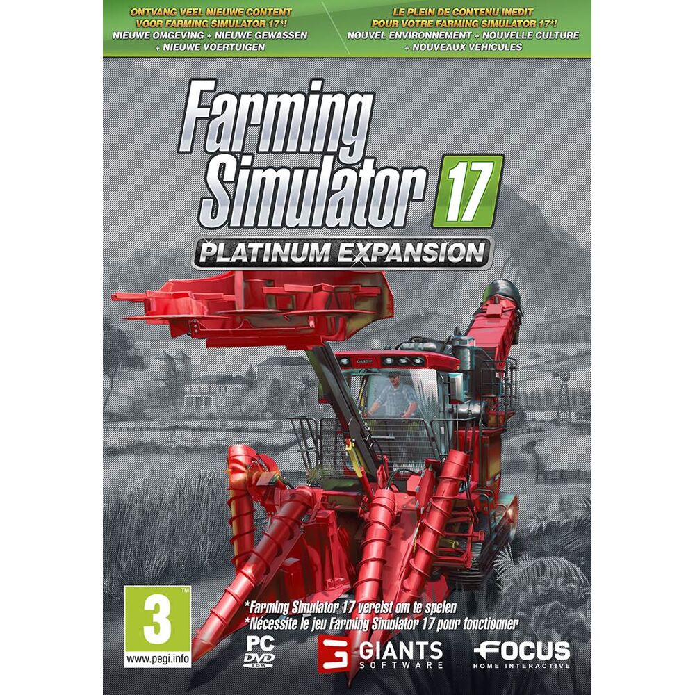 Farming Simulator 17 Platinum Expansion Pc Cddvd Game Mania 7556
