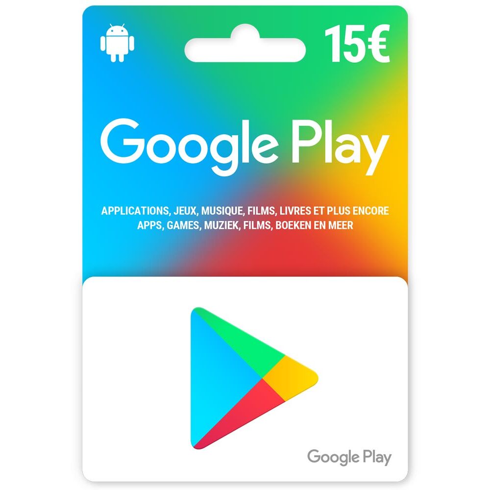 zelf knop Informeer Google Play 15 EUR - New (BE) | Game Mania