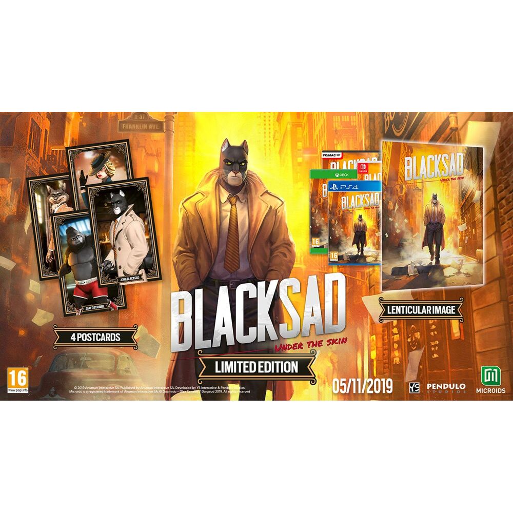 Blacksad Under the Skin Limited Edition PlayStation 4 Game Mania