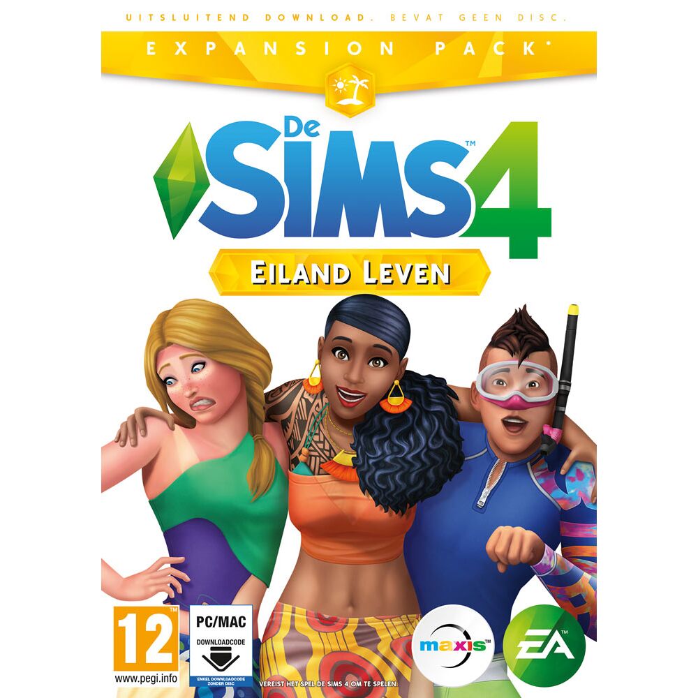 compact Aannemer roman De Sims 4 - Eiland Leven Expansion Pack - PC (CD/DVD) | Game Mania