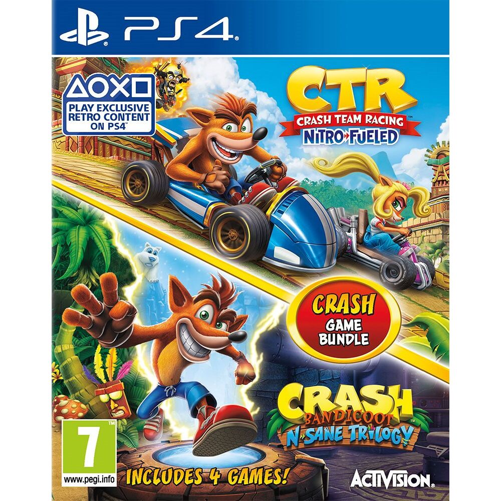 Crash Team Racing & Crash N'Sane Trilogy Double Pack - PlayStation 4 | Game  Mania