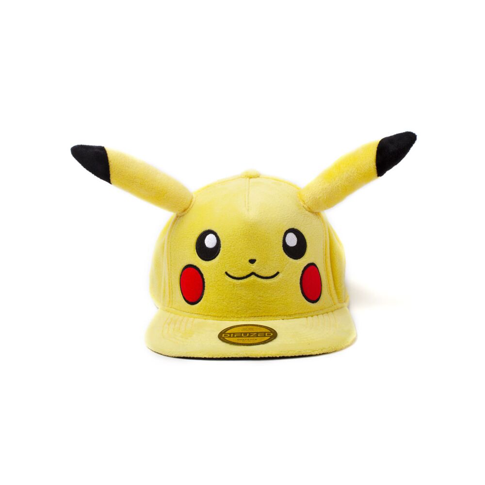 Snapback Cap Pokémon Pikachu Pluche - Difuzed | Mania