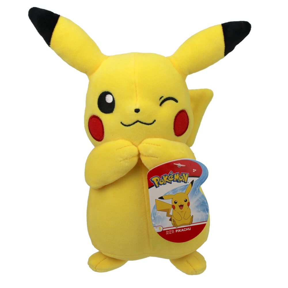 tweeling Master diploma Uitbreiding Pokémon Knuffel - Pikachu V3 20cm - Wicked Cool Toys | Game Mania