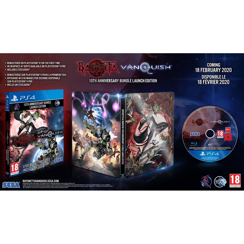 Bayonetta Vanquish 10th Anniversary Bundle Launch Edition