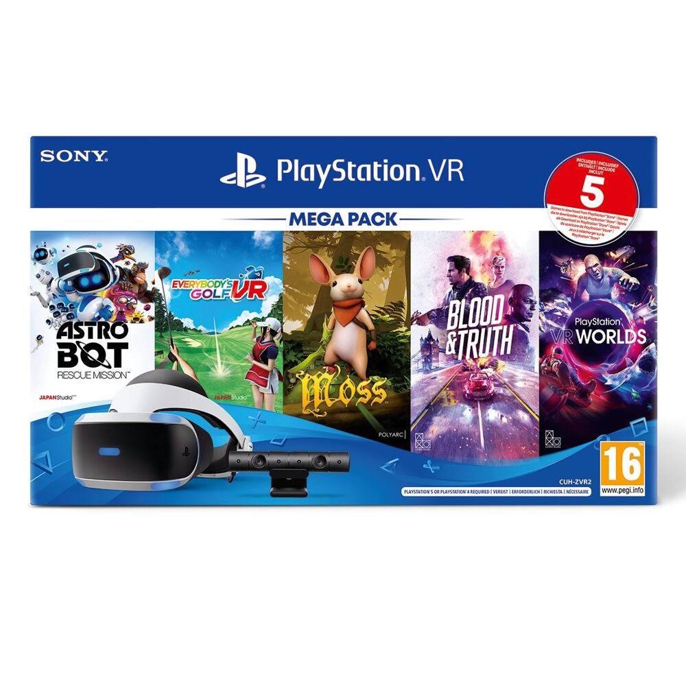 Helder op censuur Beperkt PlayStation VR Mega Pack 3 + Camera + 5 Games | Game Mania