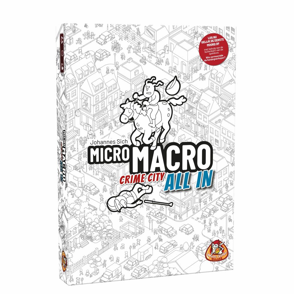 MicroMacro: Crime City - All In - Familiespel - White Goblin Games