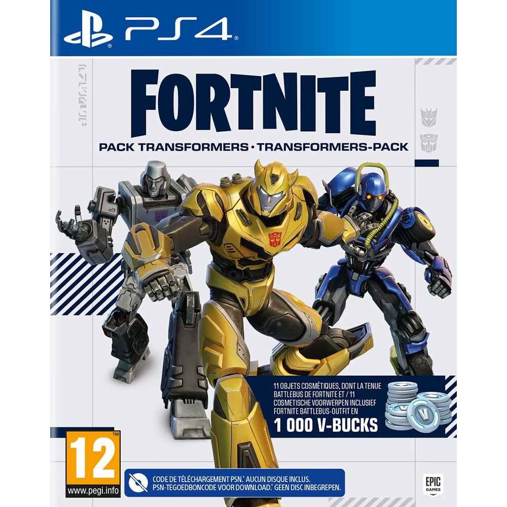 Fortnite Transformers Pack Playstation 4 Game Mania