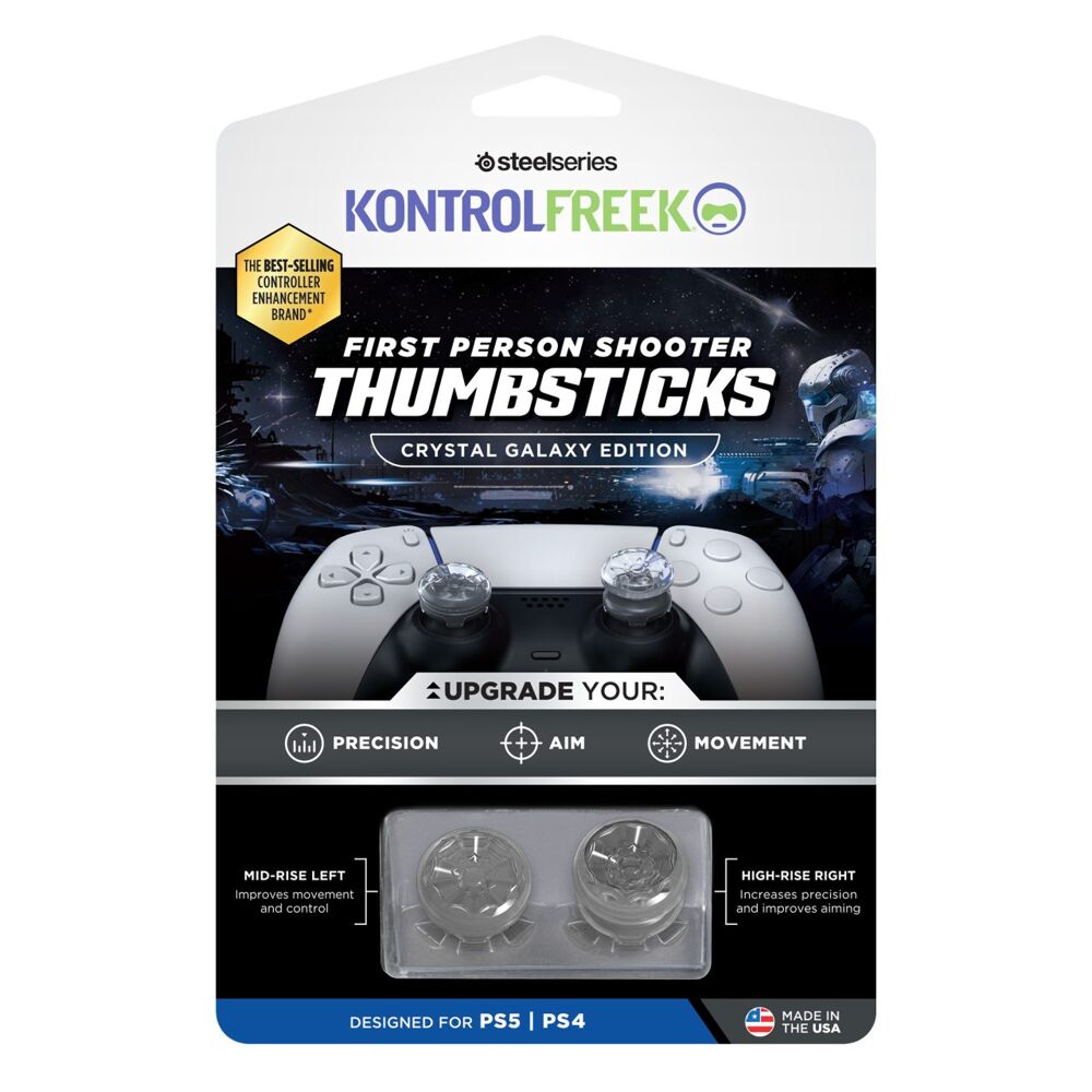 KontrolFreek Thumbsticks FPS Galaxy Kit Crystal Game Mania