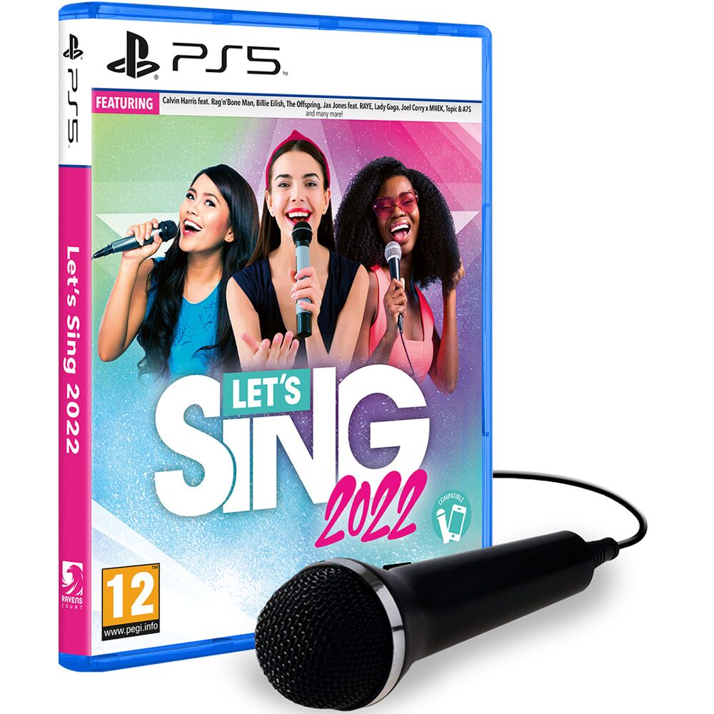Azijn limoen kraai Let's Sing 2022 + Microfoon - Playstation 5 | Game Mania