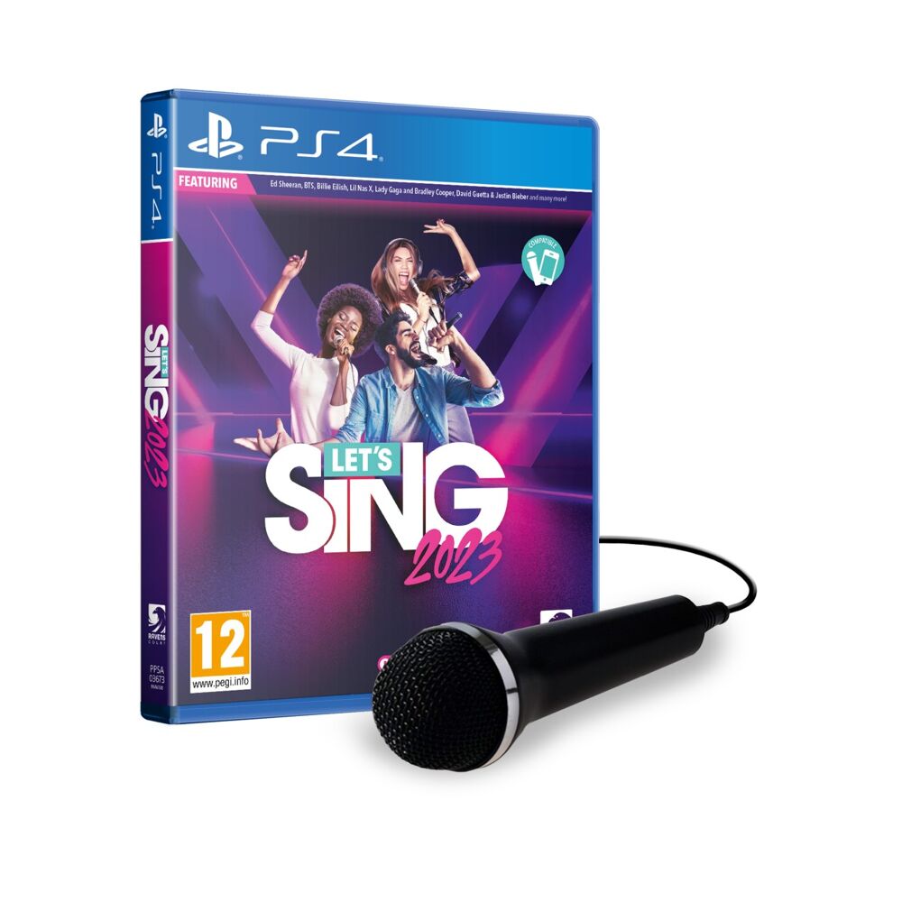 Veilig Jonge dame Bulk Let's Sing 2023 + Microfoon - PlayStation 4 | Game Mania
