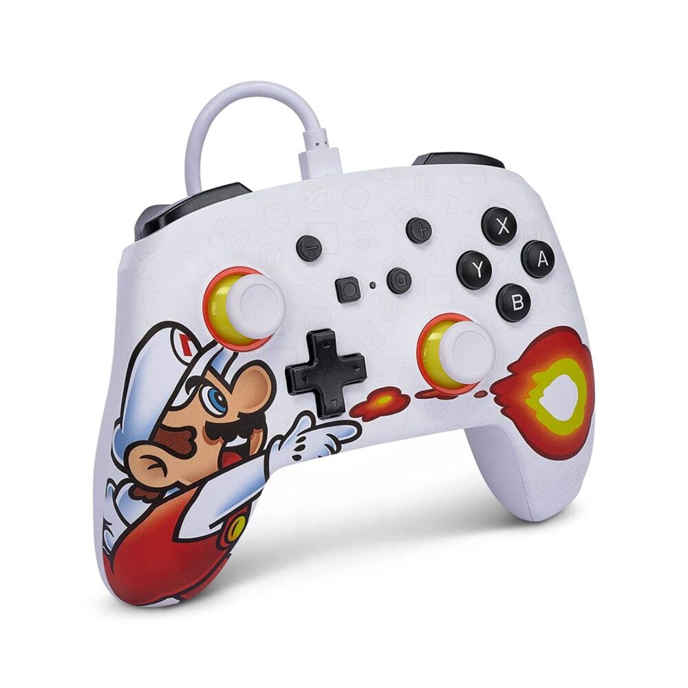 Manette officielle pour Nintendo Switch super Mario champignon etoile -  power A