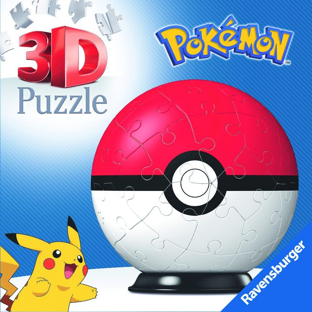 onderwijs Beoefend Agrarisch Pokemon 3D Puzzel - PokeBall