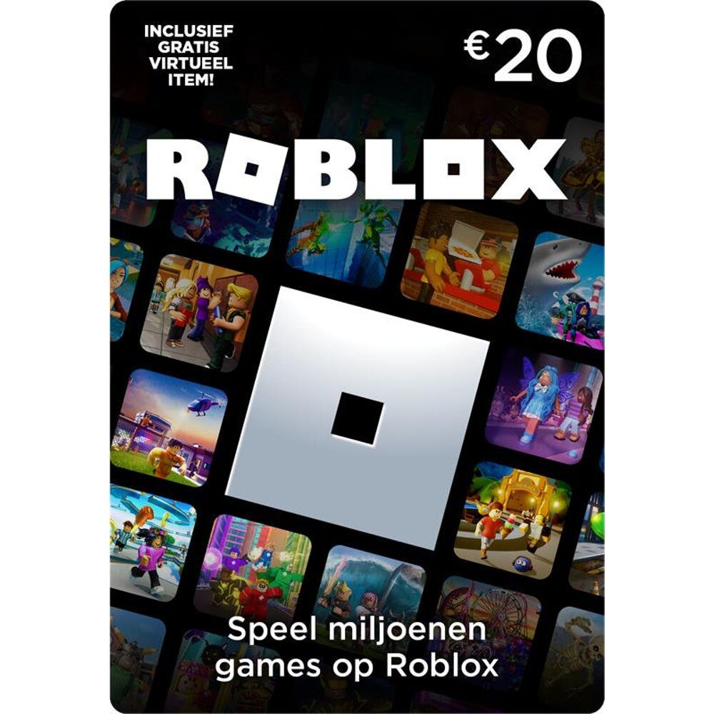 Bijdrage Schildknaap Rondsel Roblox Gift Card 20 Euro Tegoed + Virtueel Item (Nederland)
