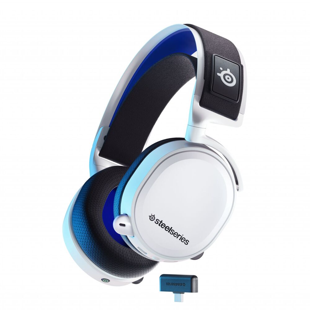 gamemania.nl | Arctis 7P+ Wireless Headset voor PS5 White - SteelSeries