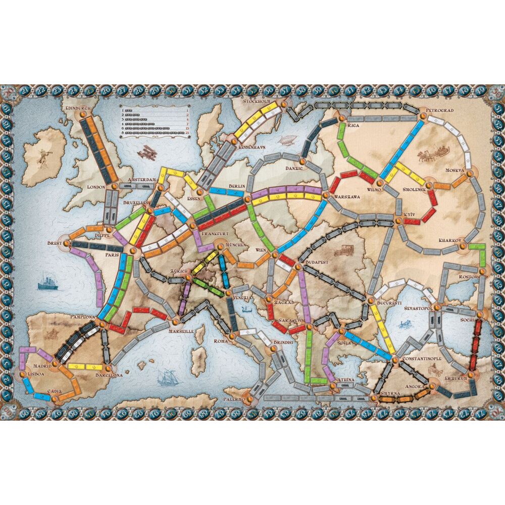 Uitrusten uitbreiden uitslag Ticket To Ride Europe (NL) – Bordspel | Game Mania